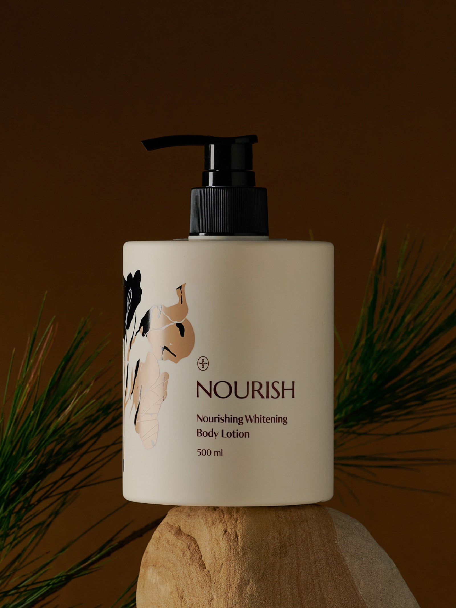 White nourishing body lotion